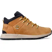 Timberland Unisex für Kinder. TB0A2G8K2311 Sprint Trekker Lederstiefeletten Braun (36), Wohnung, Schnürsenkel, Lässig, Nachhaltig, Kinderbek