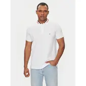 Tommy Hilfiger Poloshirt Mao MW0MW34752 Weiß Slim Fit