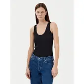 Calvin Klein Top K20K208246 Schwarz Slim Fit 90