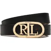 Ralph Lauren Damengürtel Oval Rev 25 412883714003 Braun