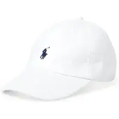 Ralph Lauren Unisex für Kinder. 322552489001 Weiße Chino-Mütze aus Baumwolle (5/7años), Lässig, Kinderbekleidung