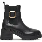 Tamaris Chelsea-Stiefeletten mit Absatz aus Leder