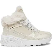 SKECHERS Uno Lite - Comfurt Collar 310396L-NAT, Winterschuhe, für Mädchen, Beige