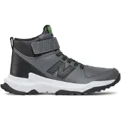 New Balance GT800TG3 Kinder Winterschuhe grau mit hohem Schaft und Klettverschluss