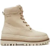 Tamaris Damen Stiefeletten 1-26231-43 418 Farbe: Beige Größe: 36