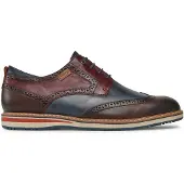 Pikolinos Herren Schnürschuh Leder Brogue Lochmuster perforiert Avila M1T-4191C1, Größe:41 EU, Farbe:Braun