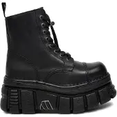 New rock Schnürstiefel M-NEWMILI083-S21 Schwarz