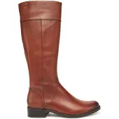Caprice Damen Stiefel Langschaft aus Leder mit Airmotion Komfort 9-25511-41, Größe:38.5 EU, Farbe:Braun