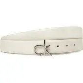 Calvin Klein Damengürtel Ck Buckle Belt 3.0_Smooth K60K613156 Weiß 65