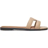 Tommy Hilfiger Pantoletten Th Logo Strap Mule FW0FW08671 Beige 36