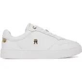 Tommy Hilfiger Essential Elevated Court Sneaker Weiß in Gr. 40