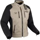 Segura Scorpio Motorrad Textiljacke, schwarz/beige, XL