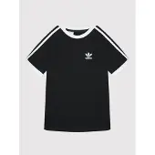 Adidas T-Shirt 3-Stripe H35545 Schwarz Regular Fit 62