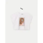 Mayoral T-Shirt 6021 Écru Relaxed Fit