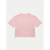 GUESS T-Shirt J5RI13 K6YW4 Rosa Boxy Fit 152