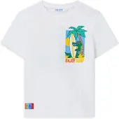 Original Marines T-Shirt DFP2213CM Weiß Regular Fit