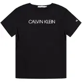 Calvin Klein Jeans T-Shirt Institutional SS IB0IB00347 Weiß Regular Fit