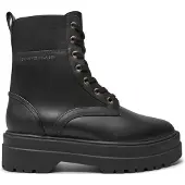 Tommy Hilfiger Damen Boots Stiefel Schnürstiefel #151