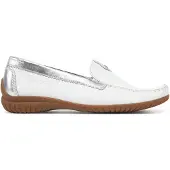 Gabor FLORENZ Damenschuhe - bequeme Slipper - Halbschuhe weiß Freizeit NEU