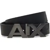 Armani Exchange für Herren. 951058CC50543120 Ledergürtel schwarz, marineblau (30), Lässig, Klassisch