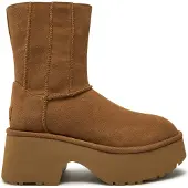 Ugg Classic Twin Seam New Heights Stiefel Braun EU 37 Frau Braun EU 37