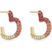 GUESS Beloved Pave Heart Ohrringe