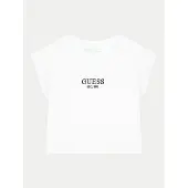 GUESS T-Shirt J4BI34 J1314 Weiß Boxy Fit 122