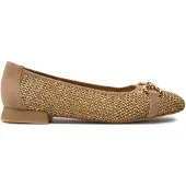 Caprice Ballerina, Blockabsatz, Bequemschuh, Businessschuh mit Schmuckelement