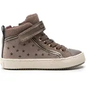 Geox Mädchen J Kalispera Girl I Sneakers Smoke Grey 24 EU