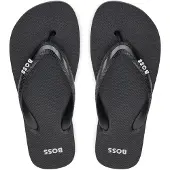 BOSS In Italien gefertigte Flip-Flops mit kontrastfarbenem Logo-Detail Grösse 39/40