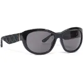 GUESS Gu00131 Polarisierte Sonnenbrille Für Frauen Schwarz Smoke Damen Schwarz Smoke