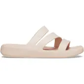 Crocs Pantoletten Getaway Strappy 209587 Écru