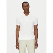 Calvin Klein Jeans Poloshirt Monologo J30J325664 Weiß Regular Fit