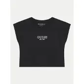 GUESS T-Shirt J4BI34 J1314 Schwarz Boxy Fit 122