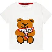 GUESS T-Shirt N0BI22 I3Z00 Weiß Regular Fit 116