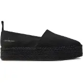 Calvin Klein Jeans Espadrilles Platform Espadrille Mix Ml Mtl YW0YW01622 Schwarz 37