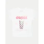 GUESS T-Shirt K4GI24 K6YW4 Weiß Regular Fit 92