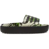 Adidas Pantoletten adilette Platform JI4754 Grün 40.5