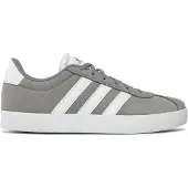 Adidas Uni Kinder Vl Court 3.0 Shoes, Grey Three/Cloud White/Grey Two, 36 2/3