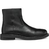 Geox Stiefelette SERILDA, Glattleder, Schwarz, Damen