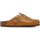 Scholl Clog Fae New Leather Damen Cognac-Schuhgröße 40