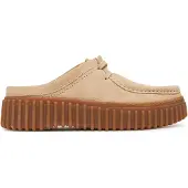 Clarks Slip-On Torhill Mule mit Contour Cushion-Fußbett 5336 Ecru Suede 39