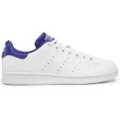 Adidas Schuhe aus Kunstleder mit Gummisohle HQ6784 in Cloud White / Cloud White / Semi Lucid Blue