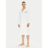 Emporio Armani für Herren. 7M000441_AF14014 Bademantel aus weißem Baumwollfrottee (L), Heimtextilien, Baumwolle