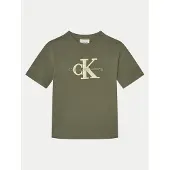 Calvin Klein Jeans T-Shirt IB0IB02361 Grün Regular Fit