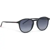 HUGO BOSS Sonnenbrille aus schwarzem Acetat mit röhrenförmigen Metallbügeln Grösse ONESI
