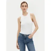 Pinko Top 100822 A2C1 Weiß Regular Fit 42