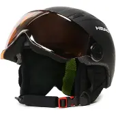 Head Skihelm Mojo Visor Kinder Black-47 - 51 cm