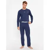 GUESS Pyjama U2BX00 KBZG0 Blau Regular Fit