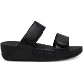 FitFlop Damen Pantoletten Lulu Adjustable Shimmerlux Sides - Zwart - Größe 41